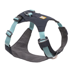 Ruffwear Hi and Light harness front clip close-up for secure training.