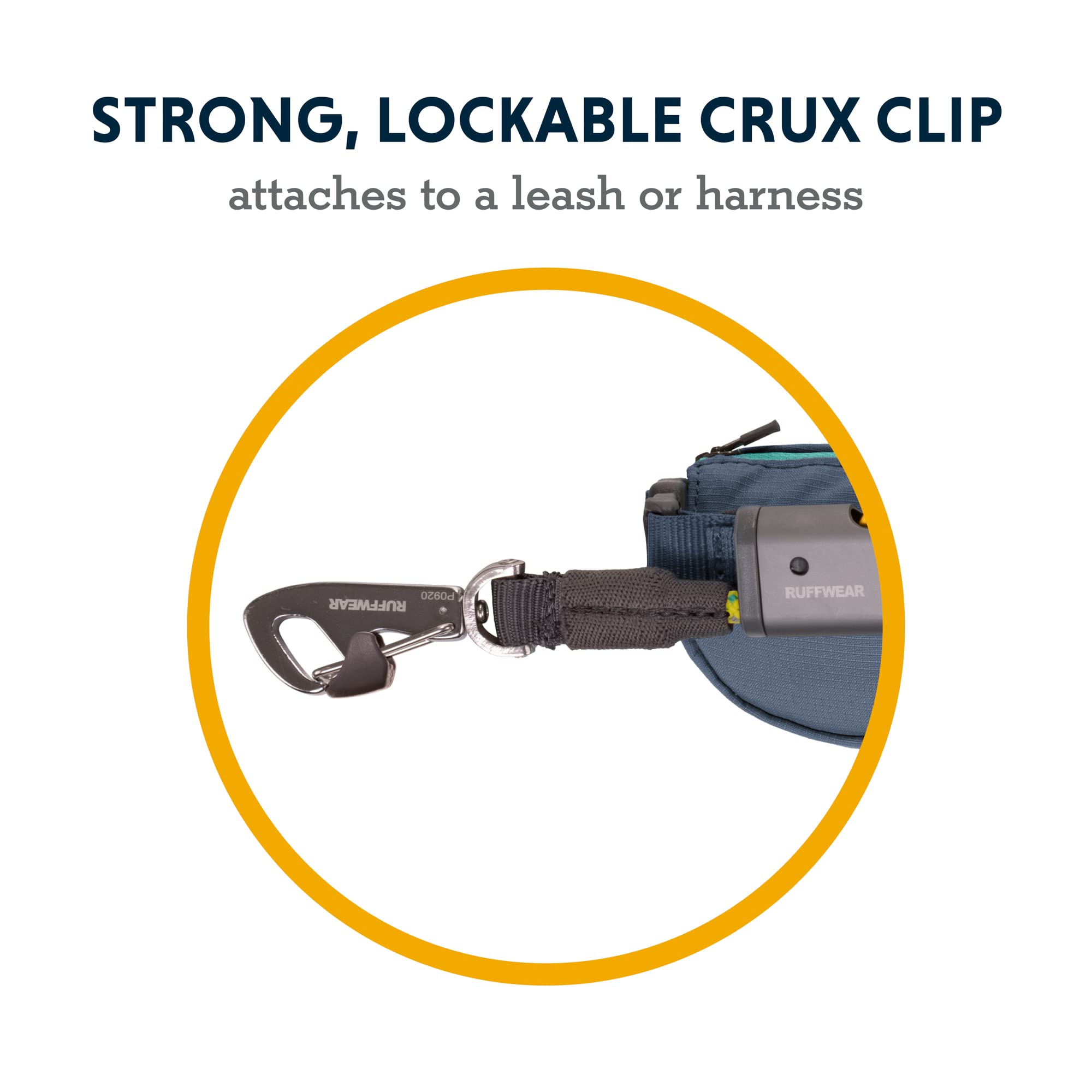 12-foot kernmantle rope provides reliable reach on rugged trails.