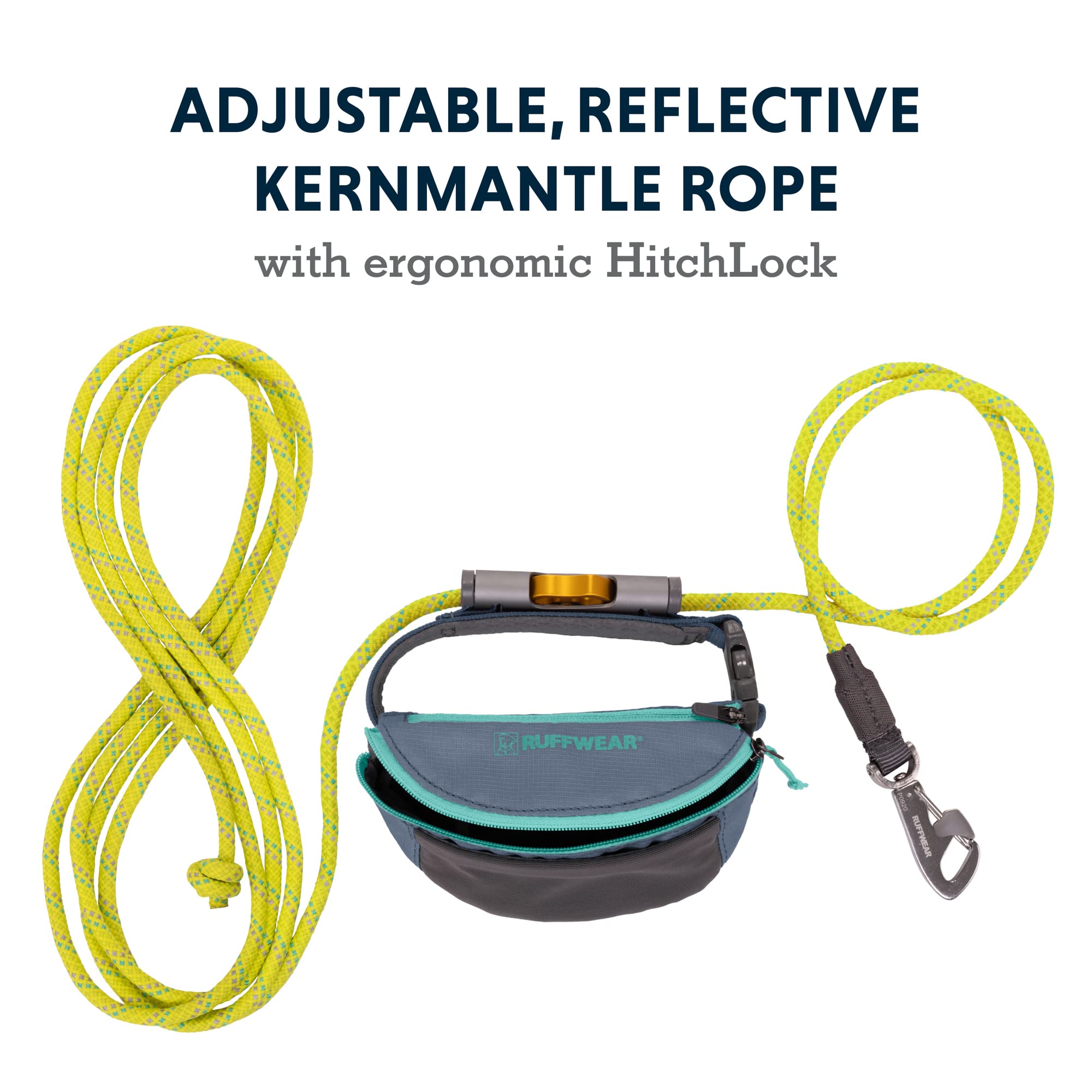 Crux Clip attaches securely to collar or harness for dependable connection.