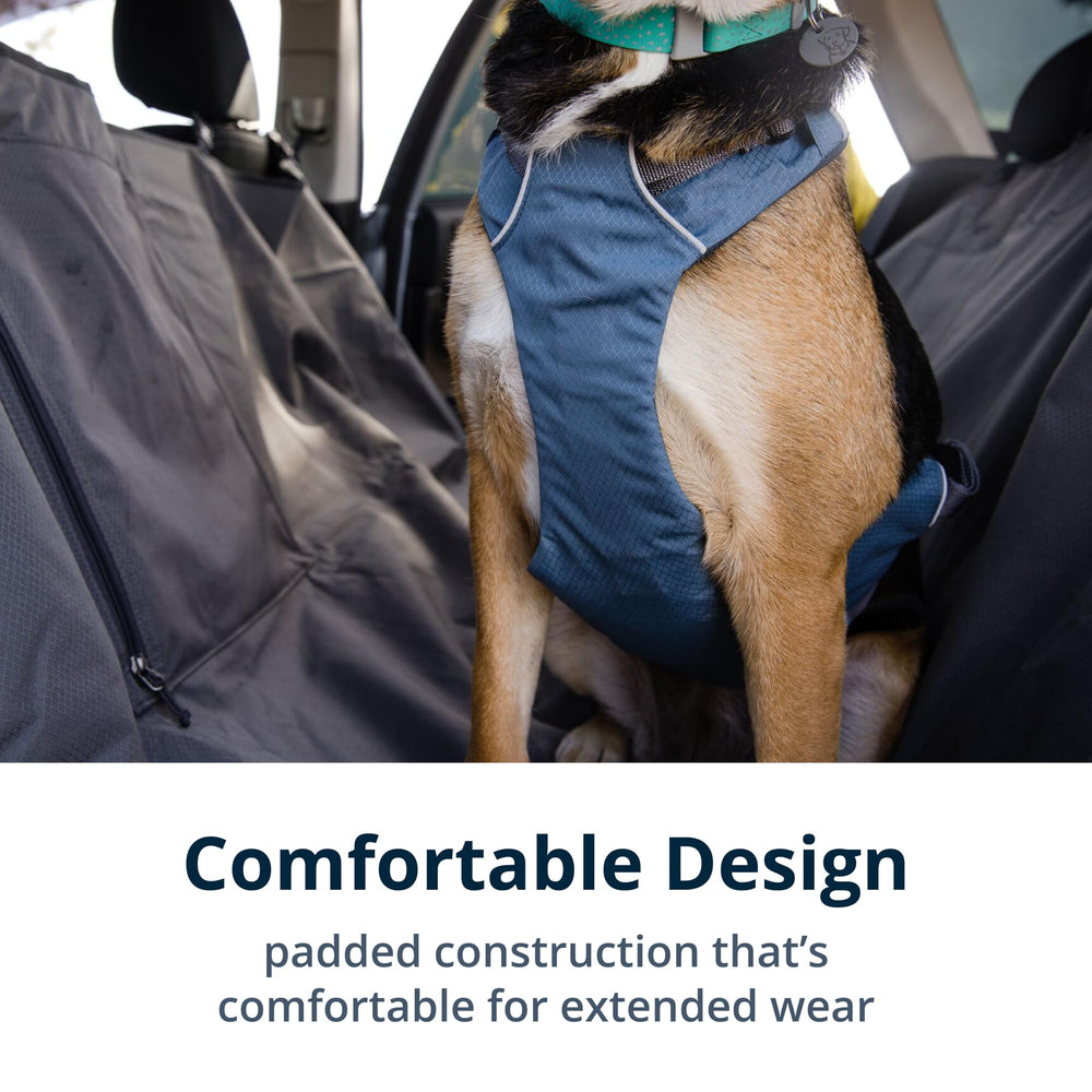 Ruffwear Load Up harness ripstop shell resists wear during daily use.