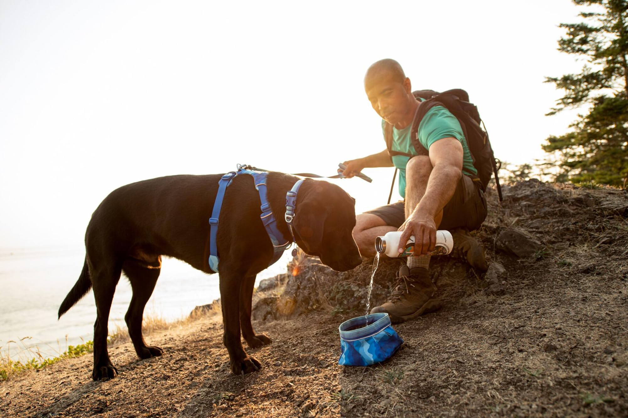 Ruffwear Quencher packs easily for on-the-go hydration.
