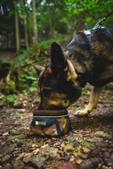 Ruffwear Quencher waterproof liner detail, resists leaks on rugged hikes.