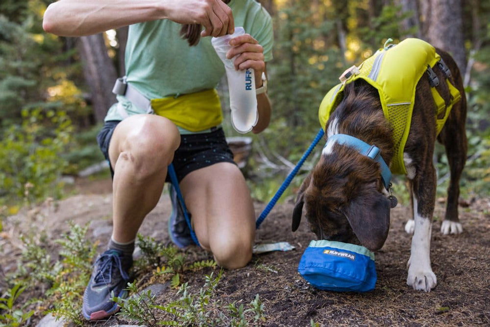 Ruffwear Trail Runner Bowl 1-liter capacity for generous hydration.