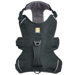 Escape resistant four point adjustment keeps the harness secure on deep chest dogs.