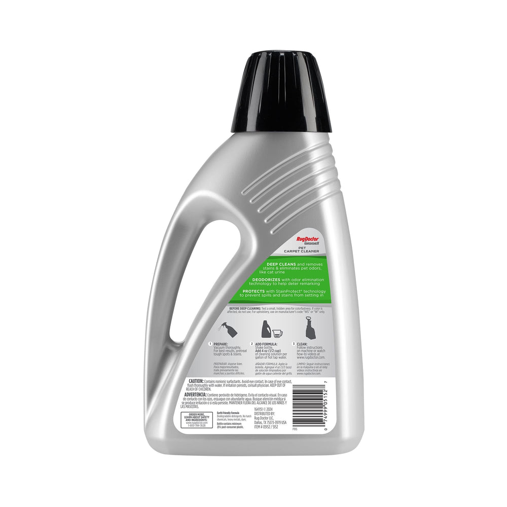 Rug Doctor BISSELL stainProtect technology coverage illustrates protection from future spills.