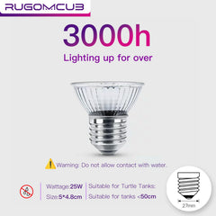 RUGOMCUB real-time temp and humidity display helps habitat monitoring
