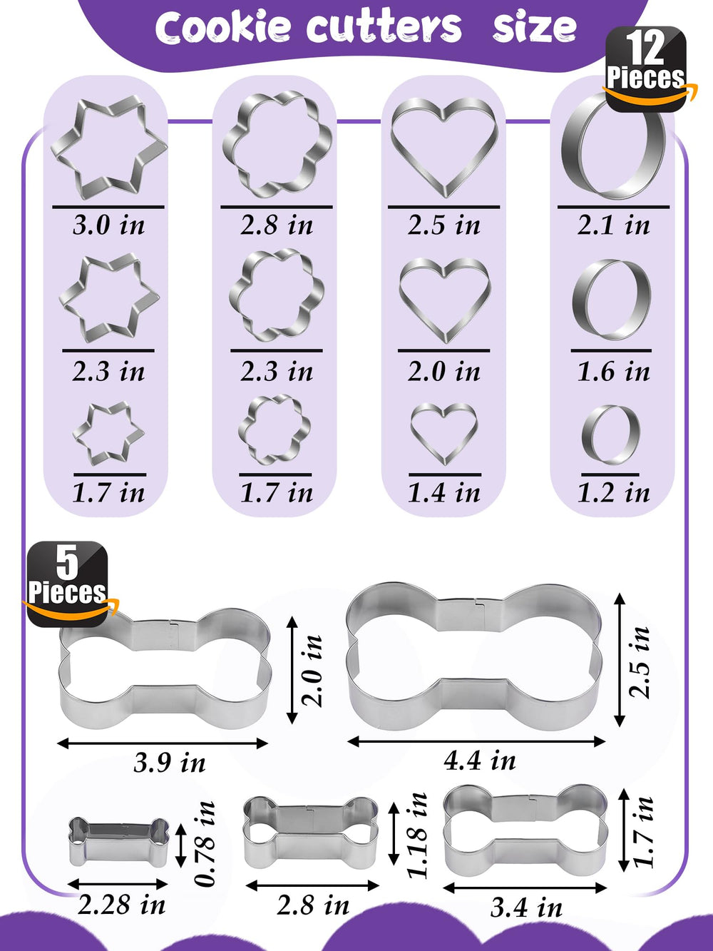 RUGVOMWM flower cookie cutter adds cute designs.