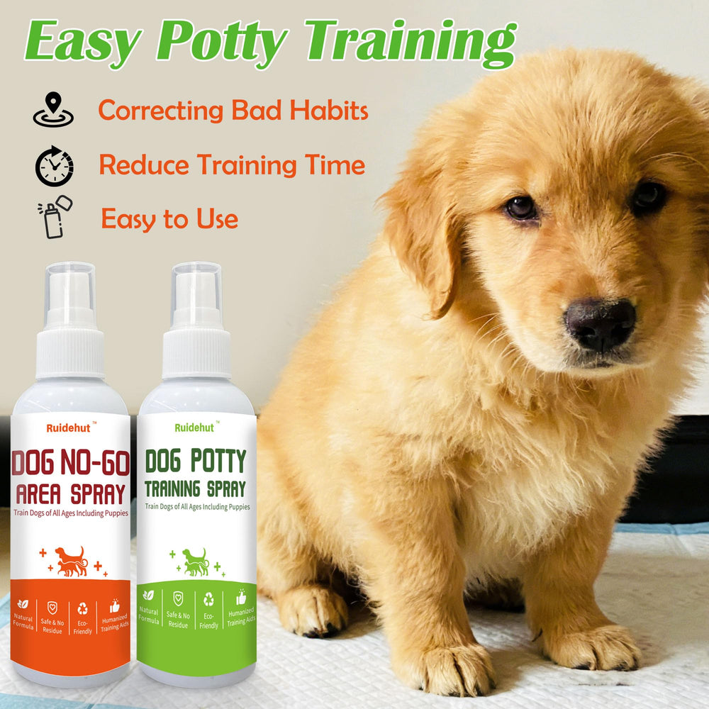 Ruidehut No-Go Area Spray deters pets from forbidden zones safely.