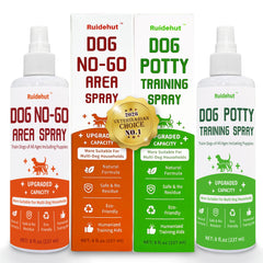 Ruidehut no-go area spray bottle deterring access to restricted zones for dogs