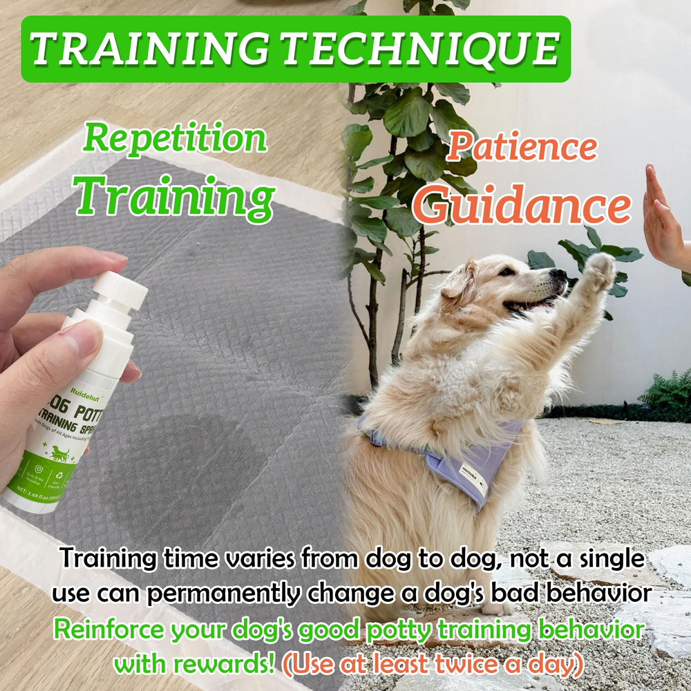Ruidehut puppy and dog training spray supports consistent habits