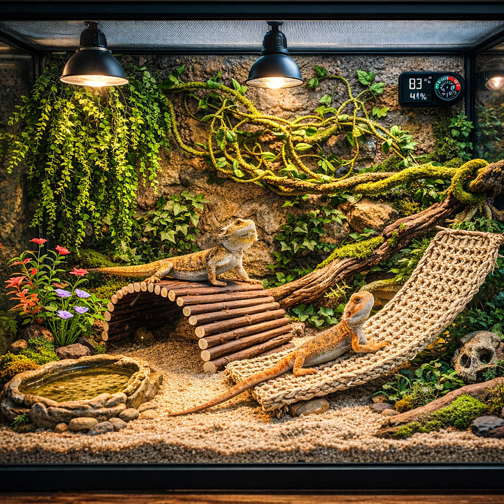 RUNANIA reptile vines with iron wire for sturdy scenery