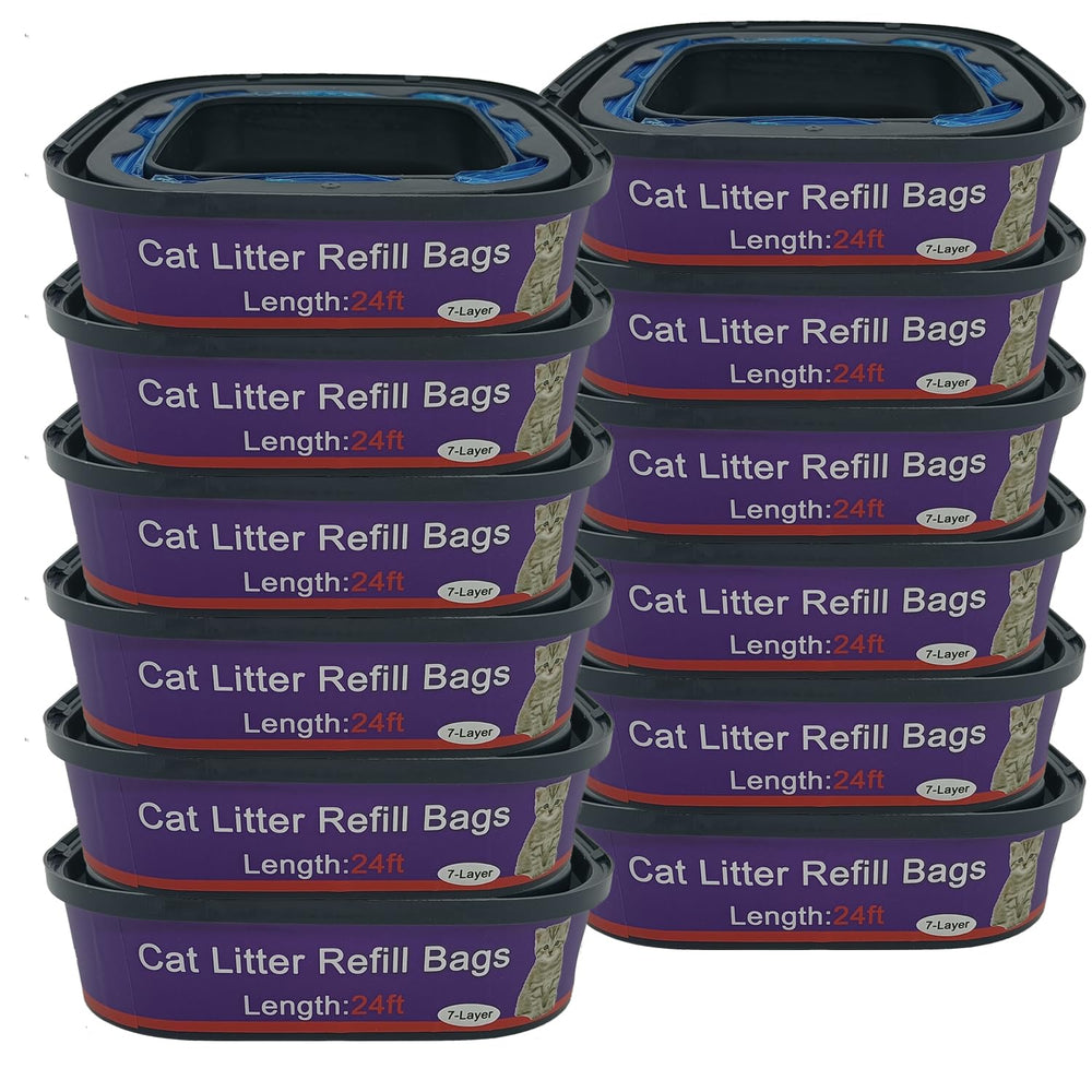 RUNDE refill cartridge for Genie Standard pail with odor barrier.