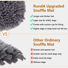 Rundik Snuffle Mat non-slip base keeping mat in place during play