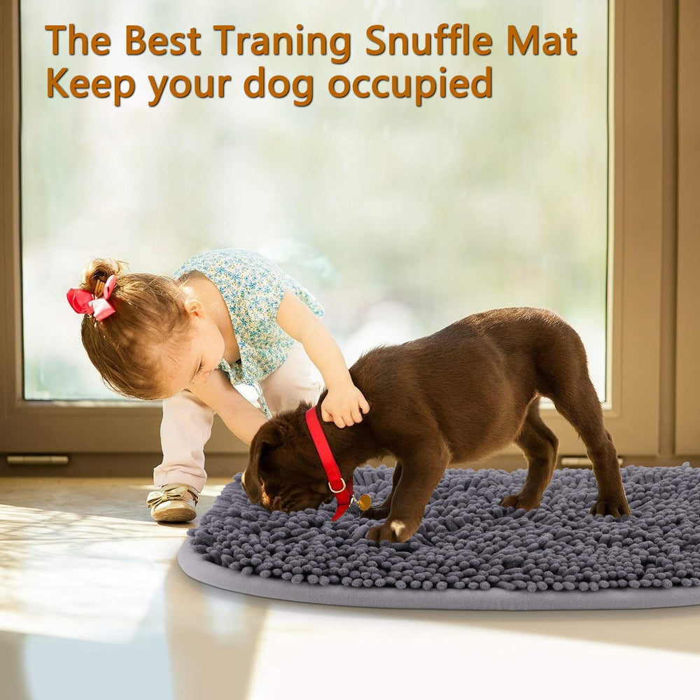 Rundik Snuffle Mat features thicker hair and edge guard for better hiding spots