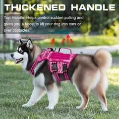 RunFido no-pull design with dual handles aids training control.