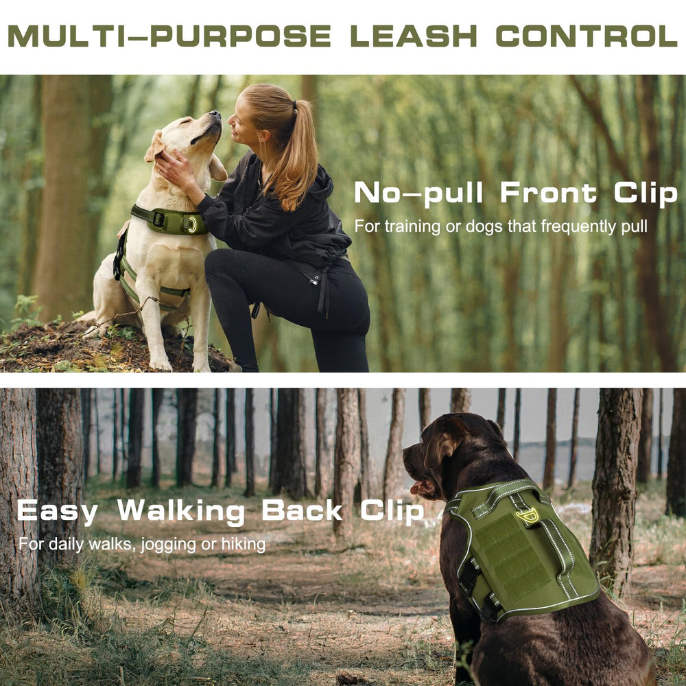 RunFido heavy-duty harness easy-on-off for quick outings.