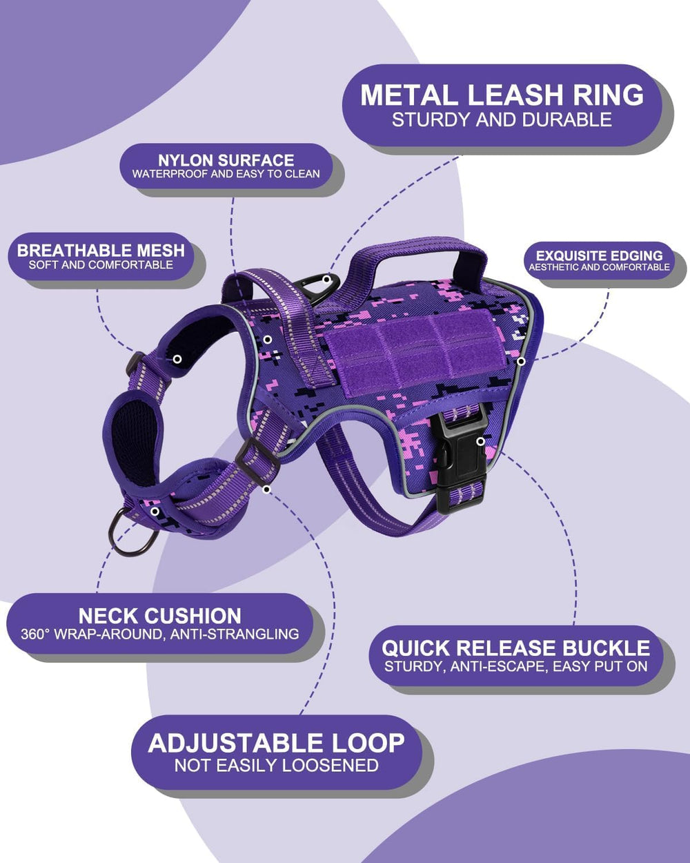 RunFido MOLLE-system attachment points for gear and accessories.