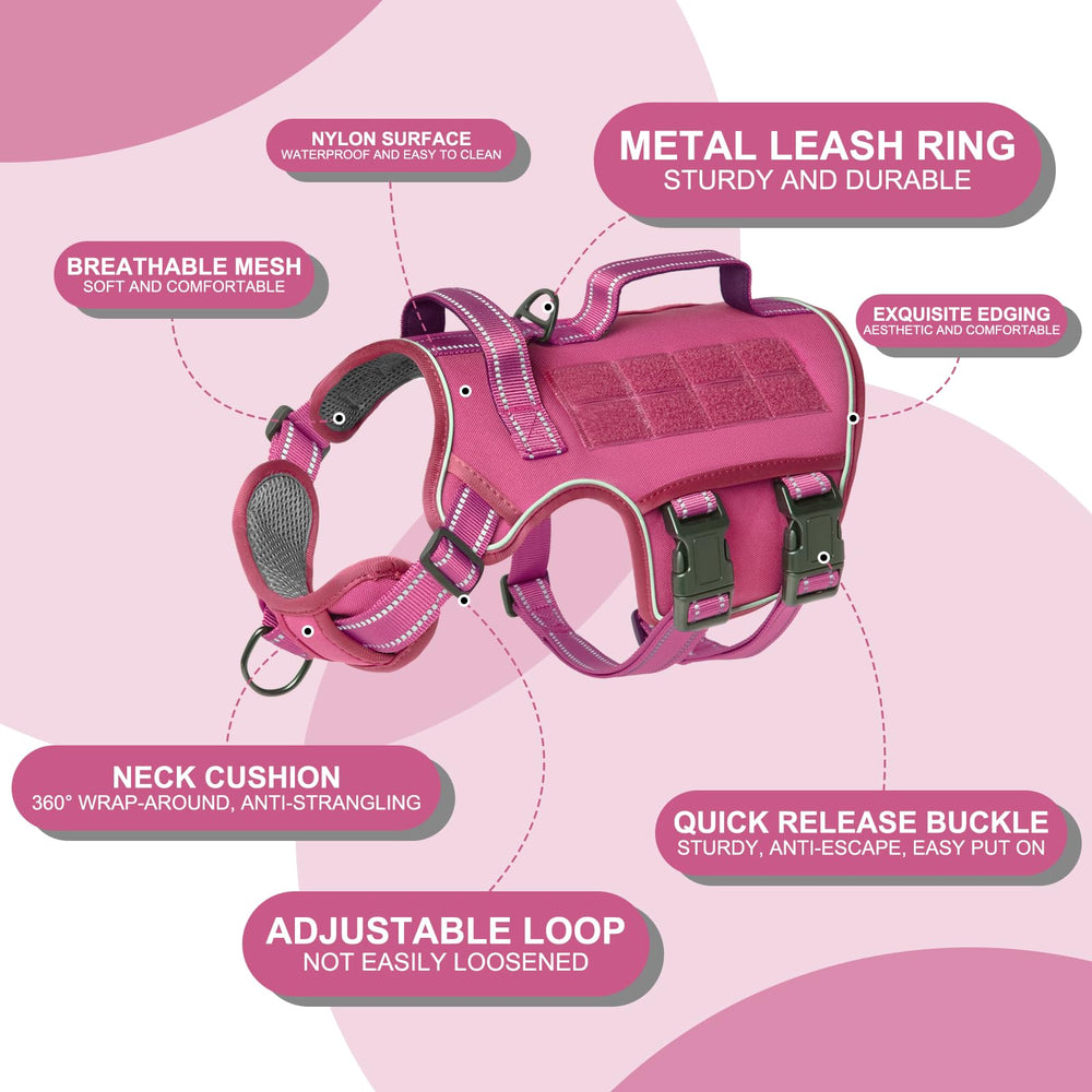 RunFido Harness adjustable fit with neck cushion reduces discomfort.