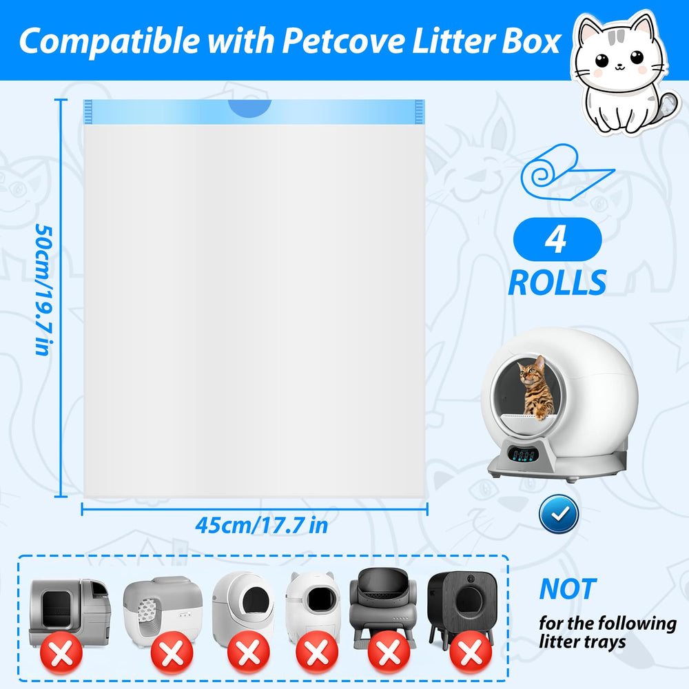Runhike 18x16 litter bag shows the right size for 2.5 gallon capacity