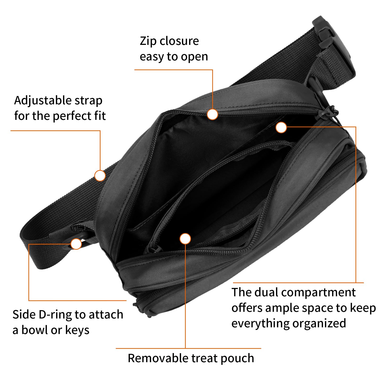 Runlight Poop Bag Dispenser keeps bags accessible during walks.