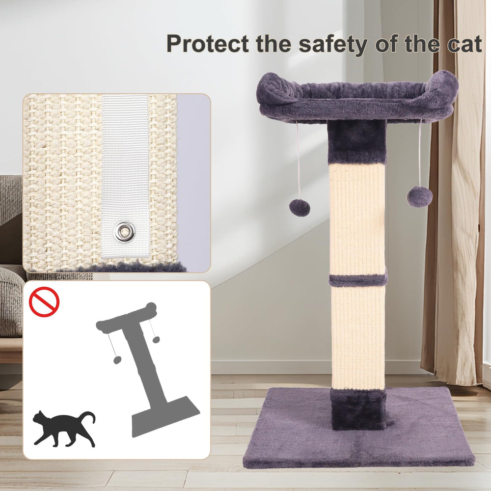 Runske 34-inch height provides a high perch without crowding living space.