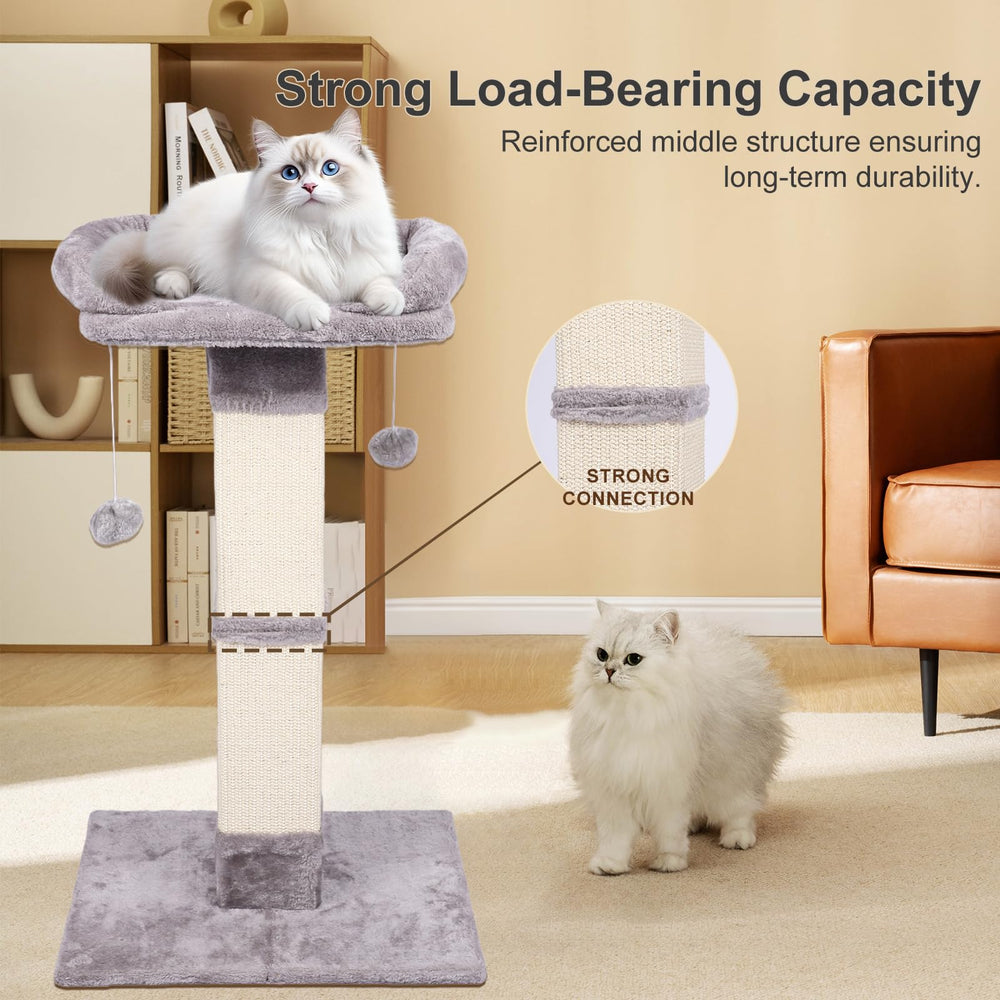 Runske wide base and center pole ensure sturdy climbing and naps with minimal wobble.