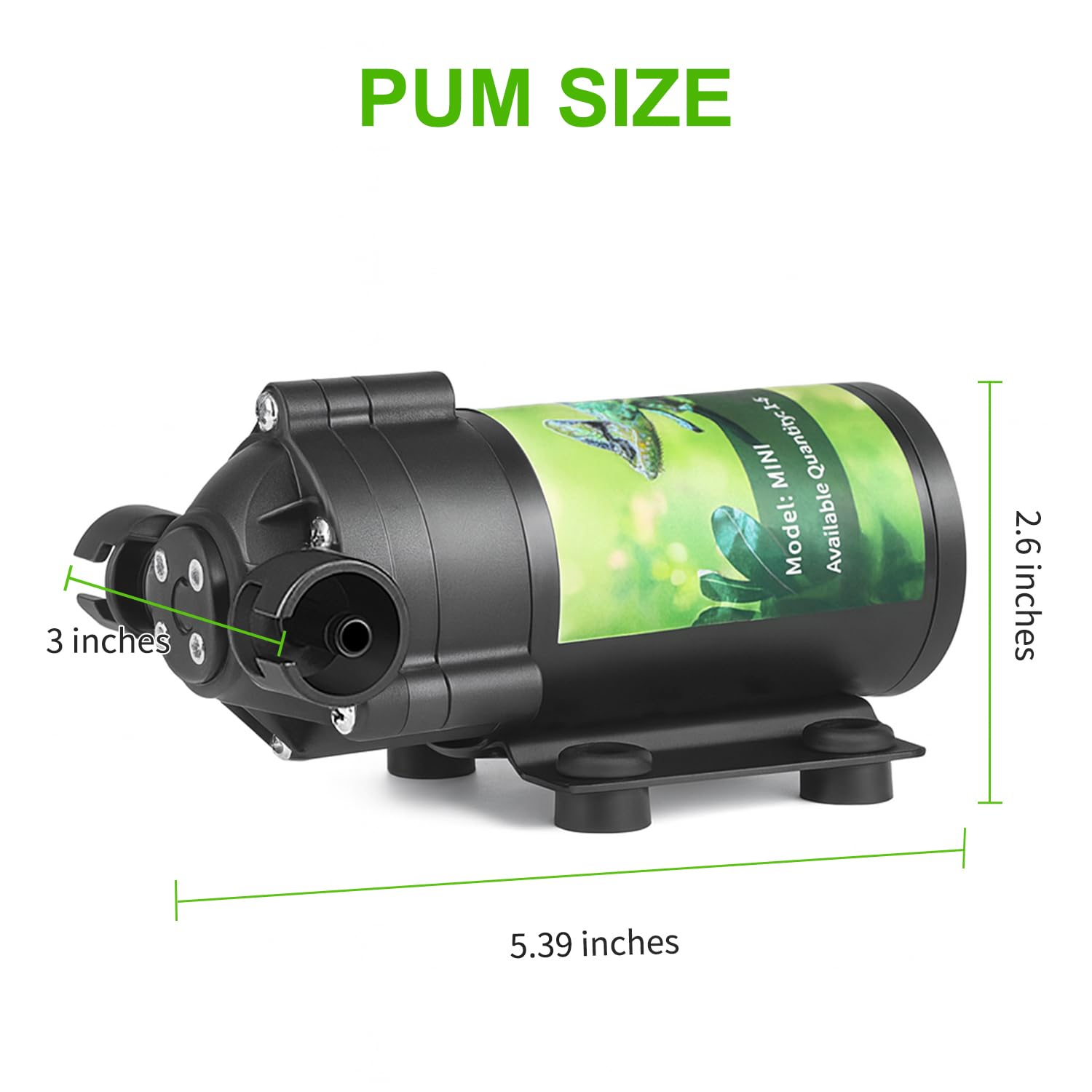 RUNWUSHENG external-filter reduces impurities before misting for clearer spray