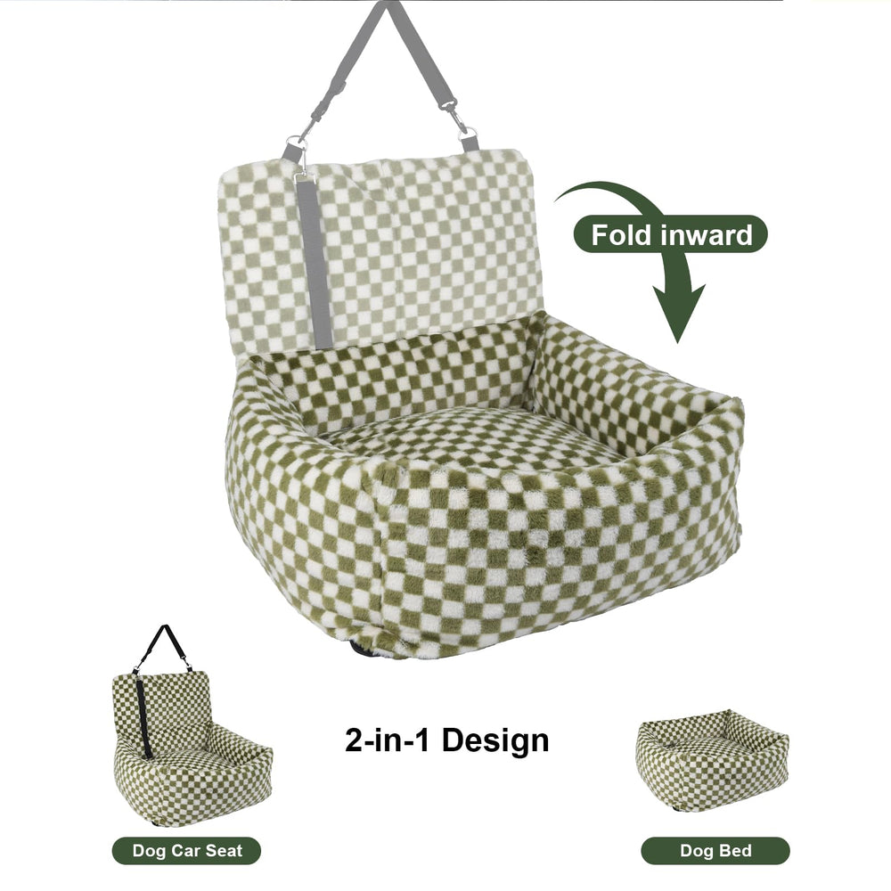 RUONARIER dog car seat includes leash to secure the dog