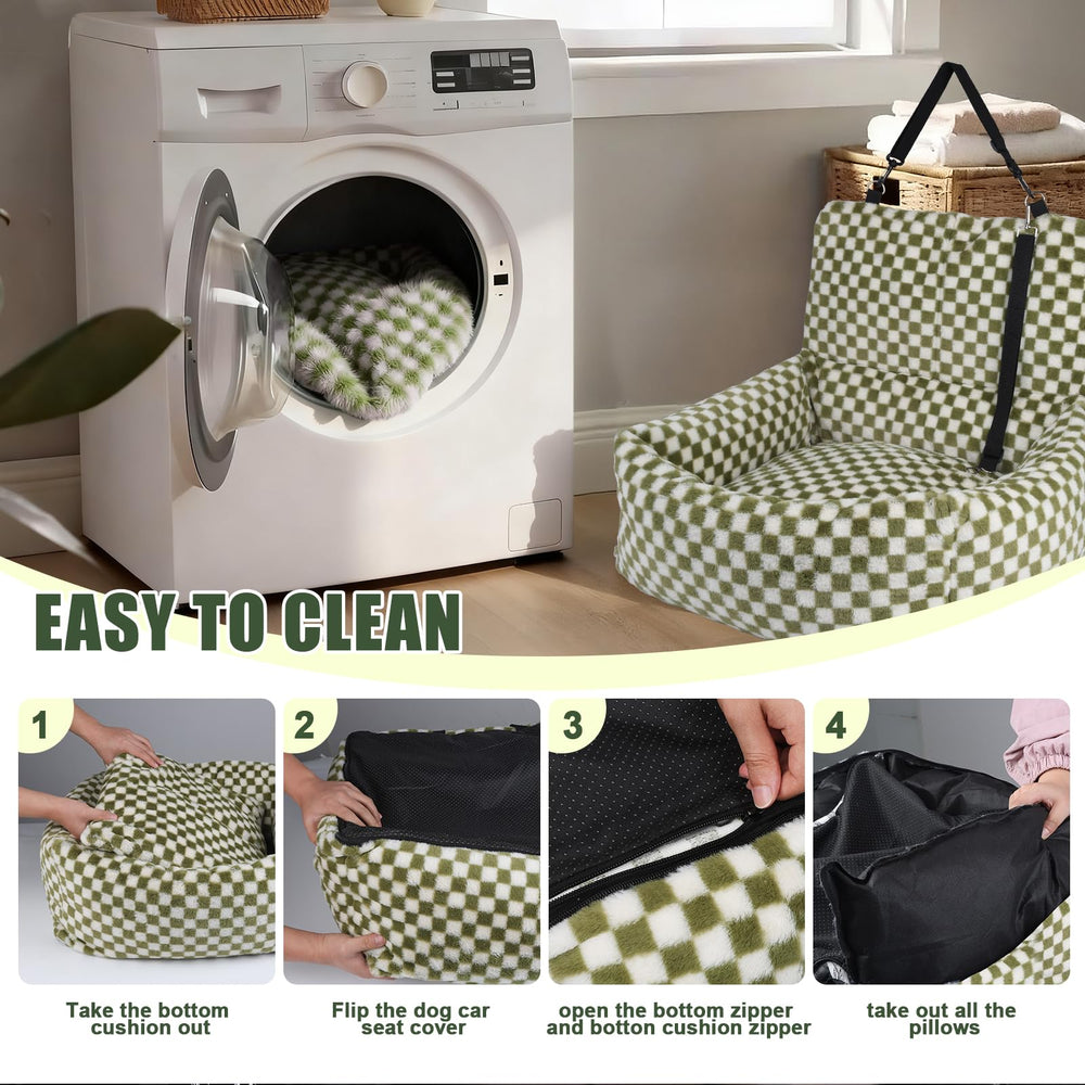 RUONARIER dog car seat machine washable shell for maintenance