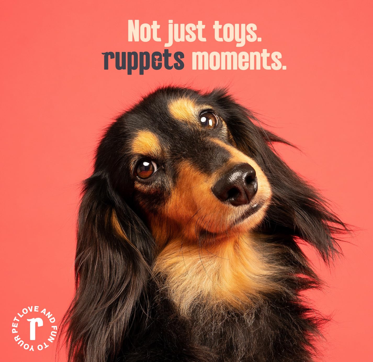 Ruppets 2-pack packaging image emphasizing safety and toxin-free chew toys.
