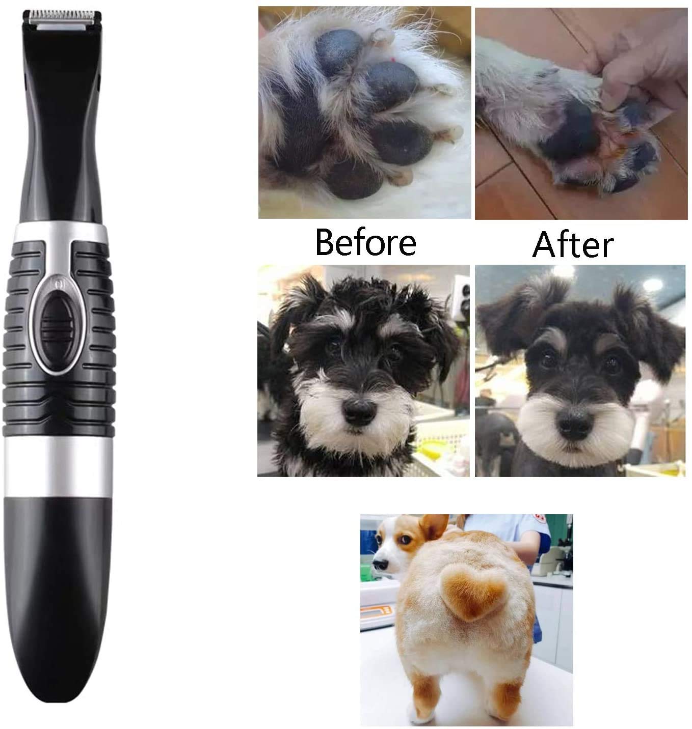 Ruri's grooming clipper suited for small pets like cats and rabbits.