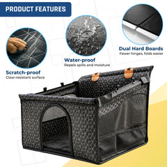 RUROKTHAM enclosed mesh design calms anxious dogs while allowing airflow