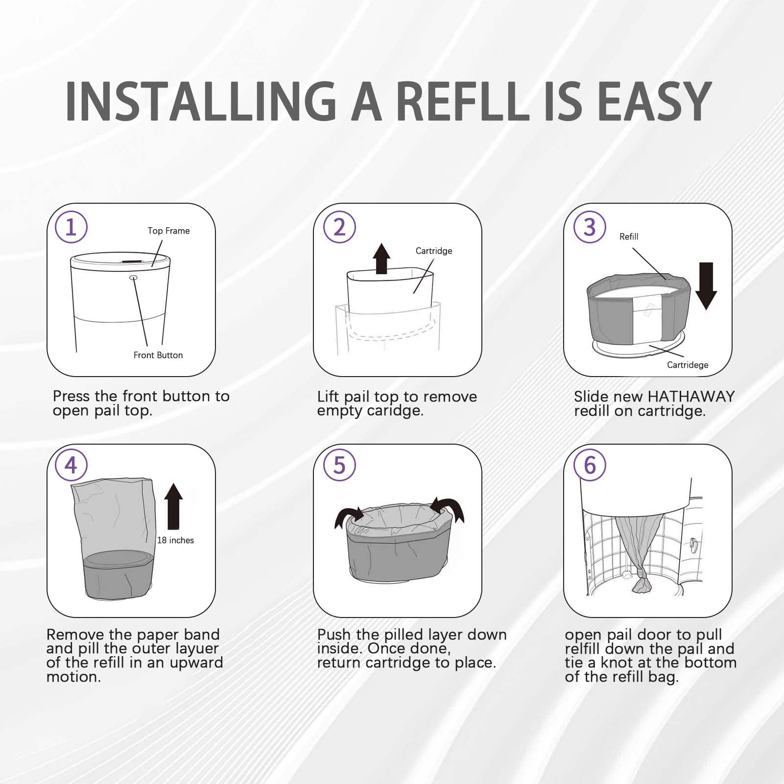 RUZAKO Champ-compatible bags for simple system use