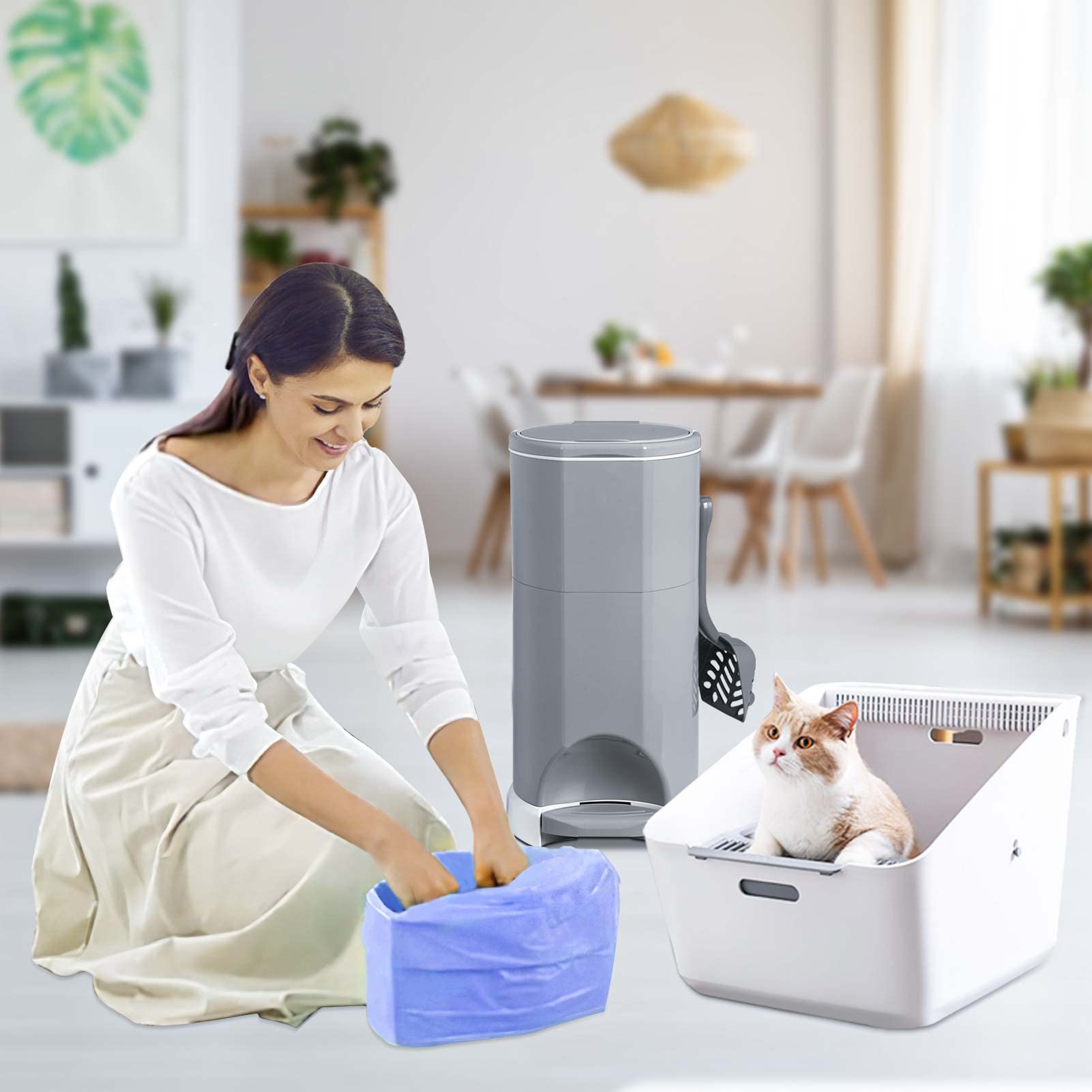 RUZAKO continuous bag roll with easy-cut is convenient