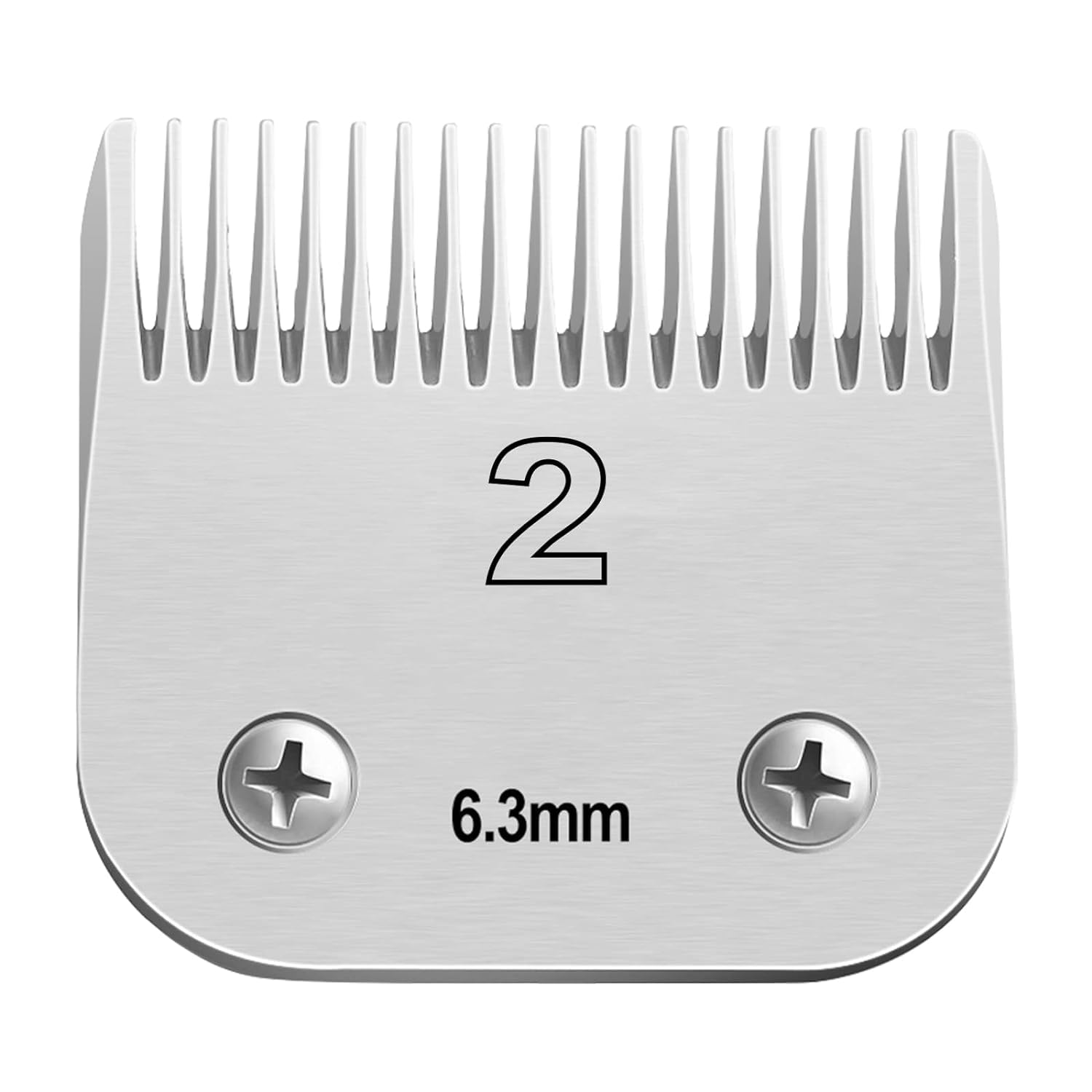 Ruzros professional blades close-up for size 2 with precise 1/4 inch cut
