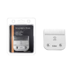 Ruzros stainless steel comb blade paired with titanium-coated ceramic shear blade