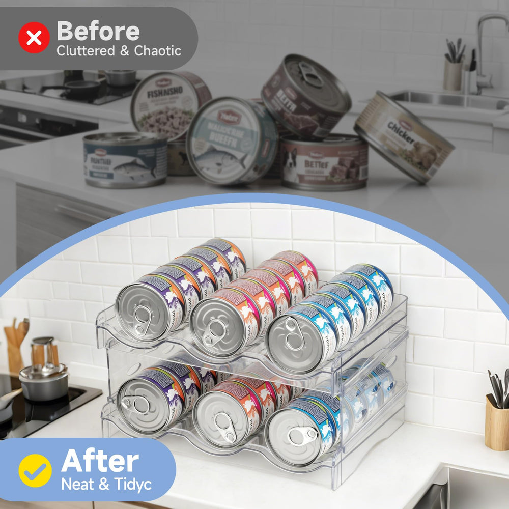Rvelidode holds 36 cans securely for clutter-free storage