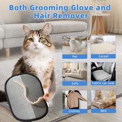 RWUSX five-finger design close-up offers secure grip during grooming.