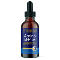 Rx Vitamins Amino B Plex bottle pour for easy administration and routine pet care