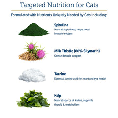 Rx Vitamins Essentials cats spirulina blend boosts nutrient density and overall wellness