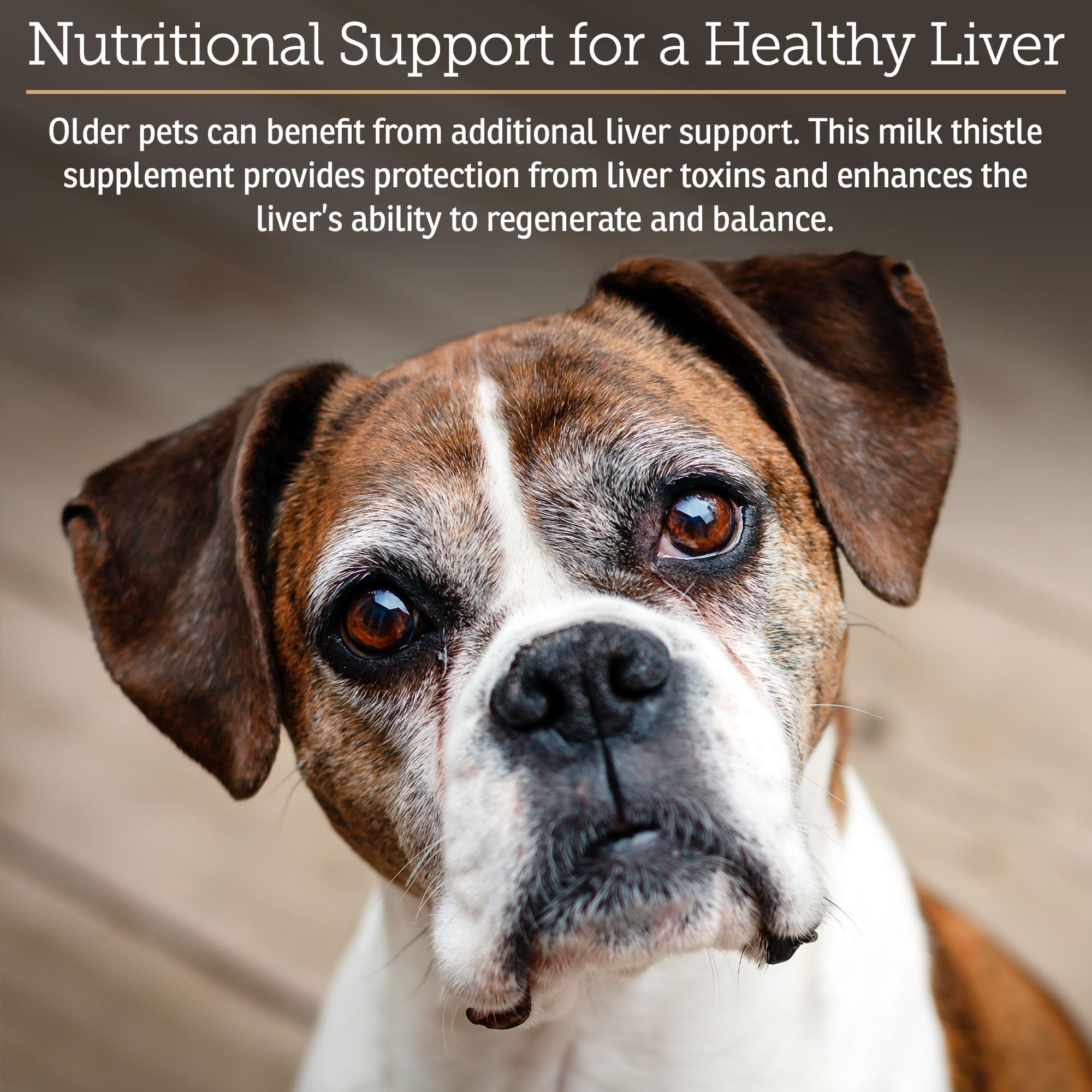 Rx Vitamins Liquid Hepato Support bottle being poured to show dosing