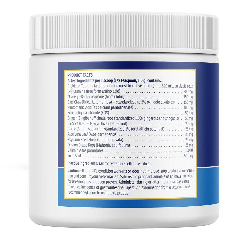 Rx Vitamins NutriGest dog probiotic powder supports gut health
