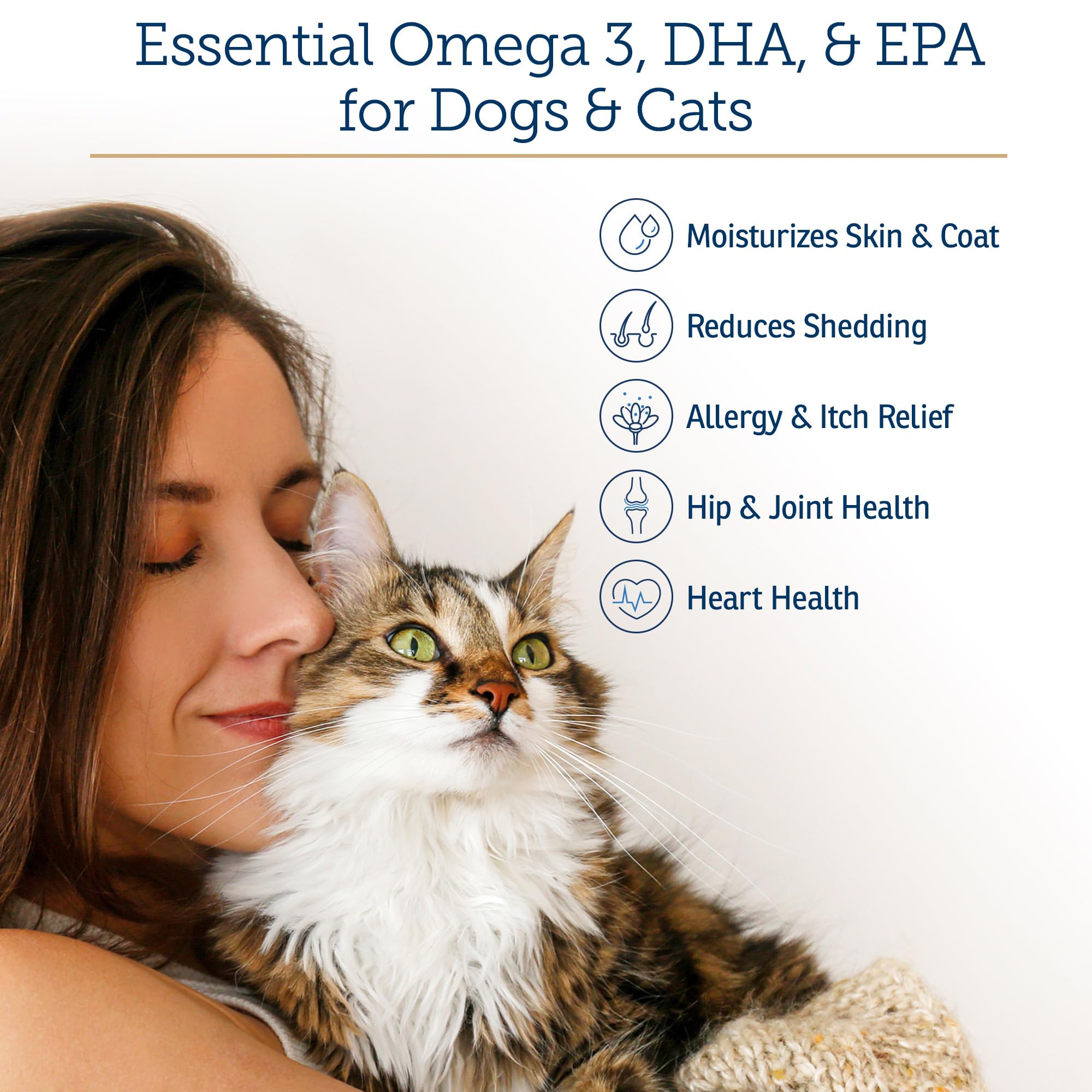 Rx Vitamins Ultra EFA Omega 3 dog liquid dispense for easy dosing
