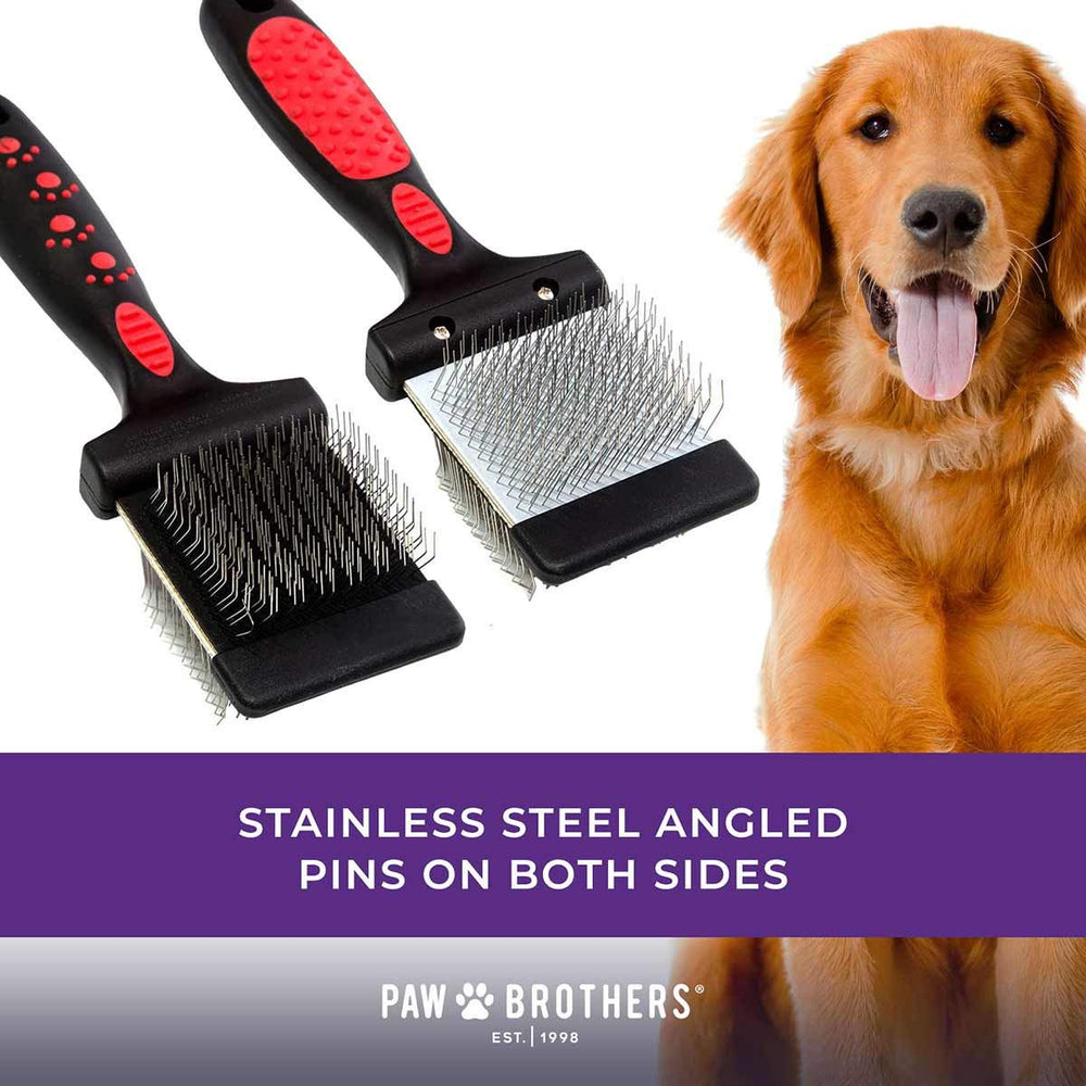 Large brush size ideal for medium to long-haired dogs