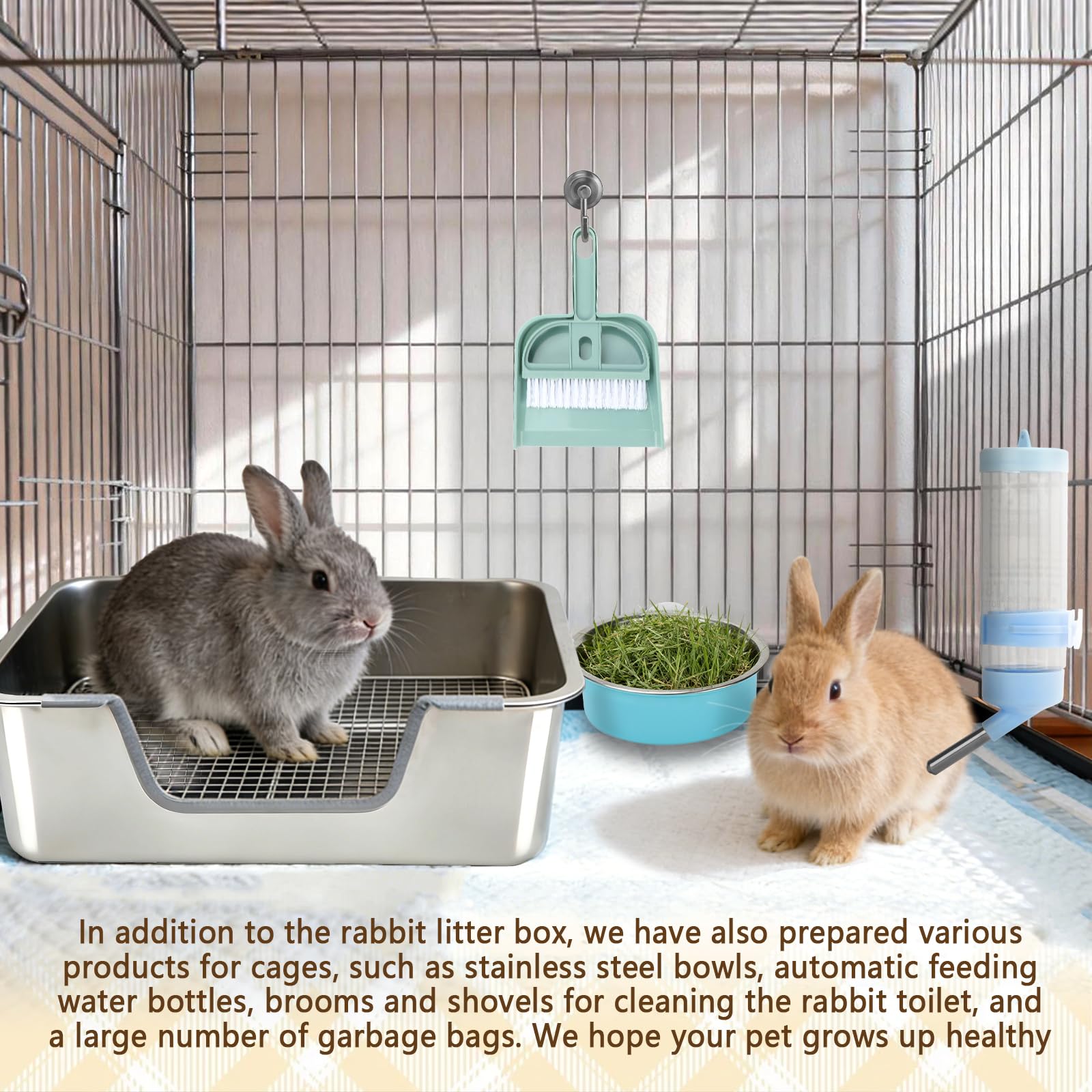 Rypet easy-clean surface resists odors for a fresher enclosure.