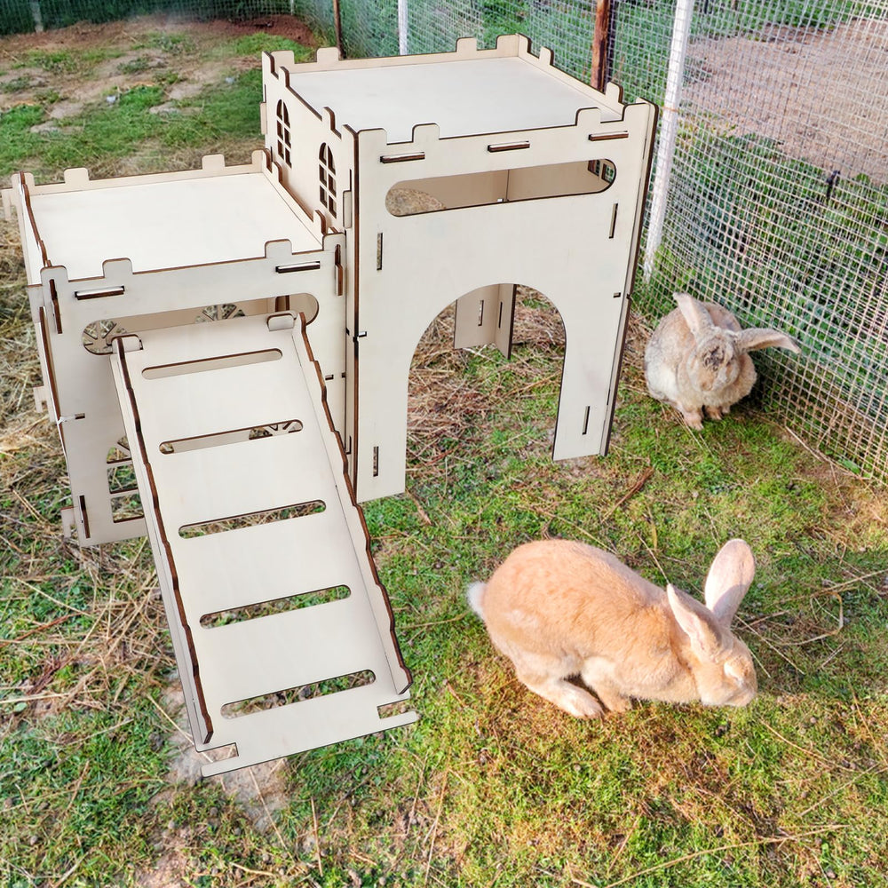 Rypet interlocking-connection design; flexible layout options for larger habitats.