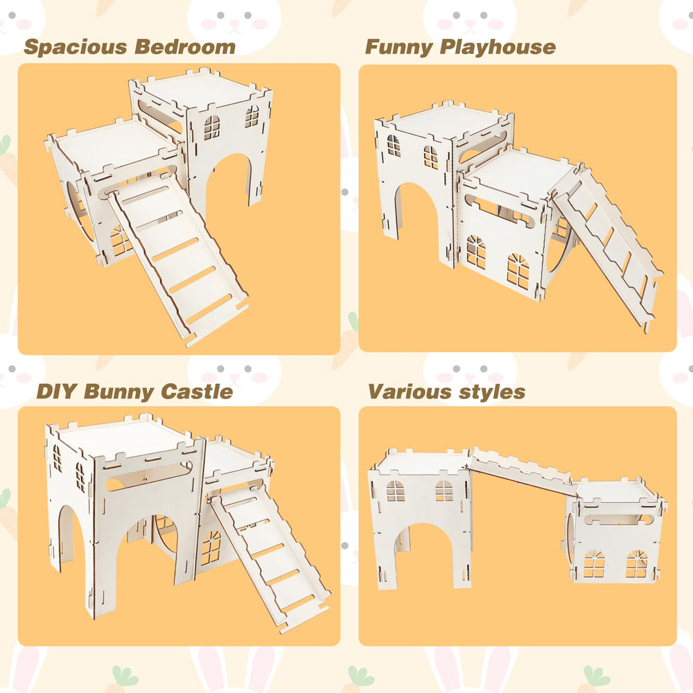 Rypet multi-castle option; expandable habitats for playful companions.