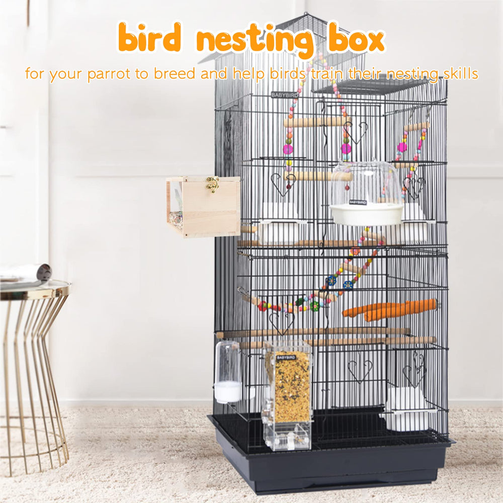Rypet nesting box includes a perching ledge for lounging and resting