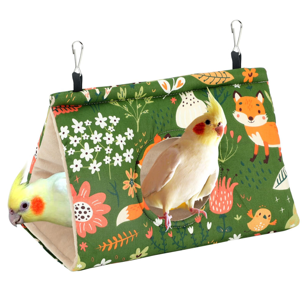Rypet winter warm bird nest house hanging hammock in green, ideal for cozy resting