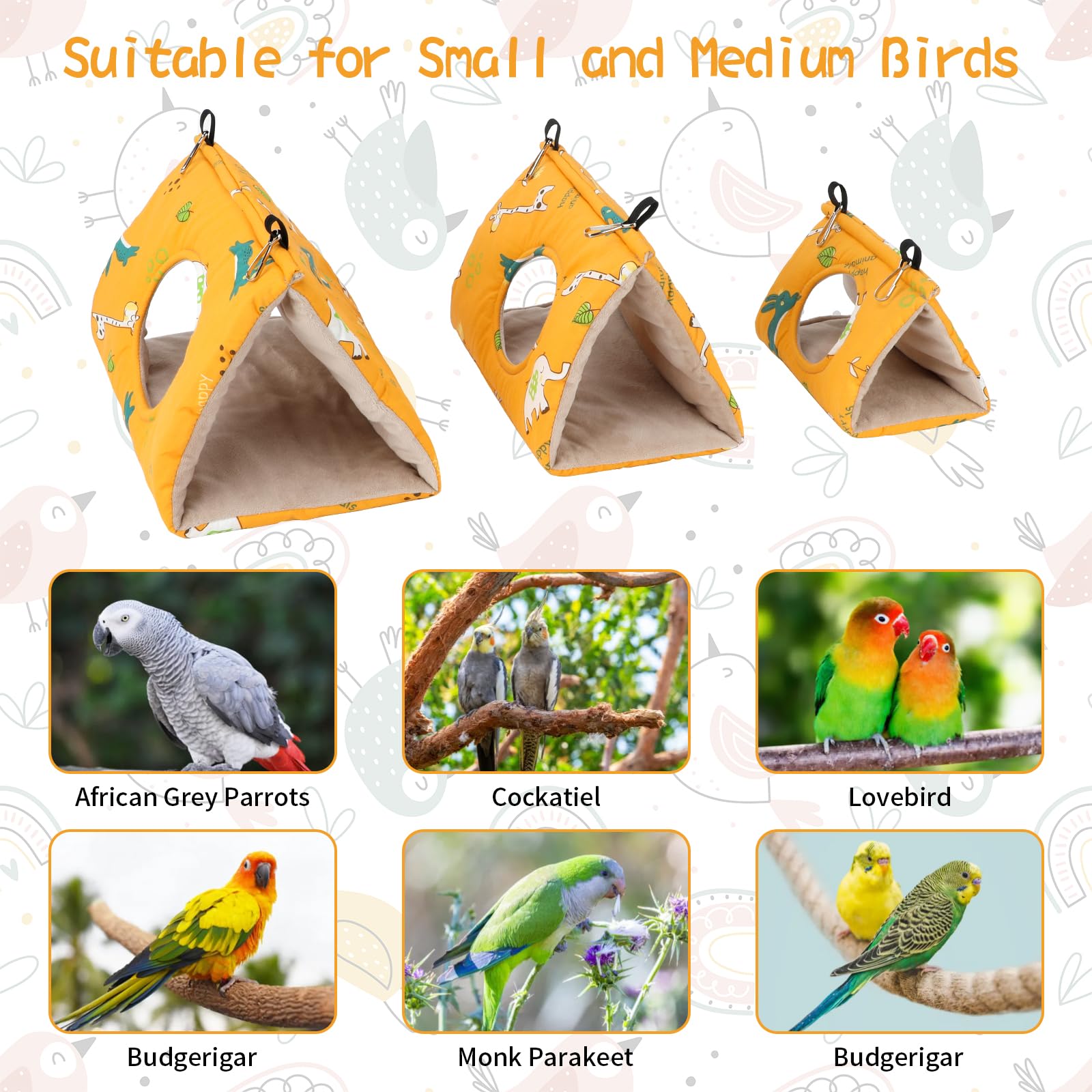 Rypet size M nest measures 25x14x15 cm for medium birds